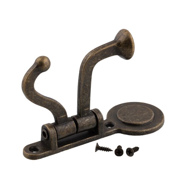 Крючок для шкатулок 9.7х3.7 см, 1 шт, 01 бронза, Промысел WF-029