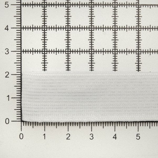Резинка тканая 20.0 мм / 20 метров, белый