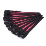 Молния трактор Arta Т6 (6 мм) 1 зам., н/раз., 18 см, Neon, цв. 077 черный / 081 яр.розовый, уп.10 шт