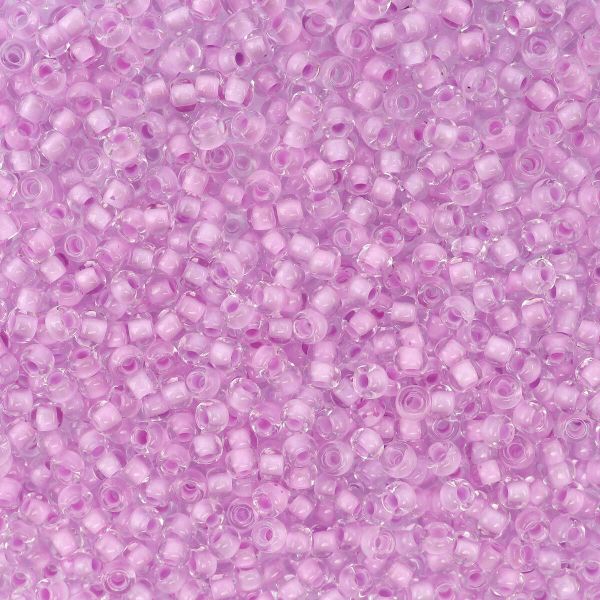 Бисер Preciosa прозрачный с цв. центром, круг.отв., 100 г (5х20 г), (38326)-331-19001-10/0-38326