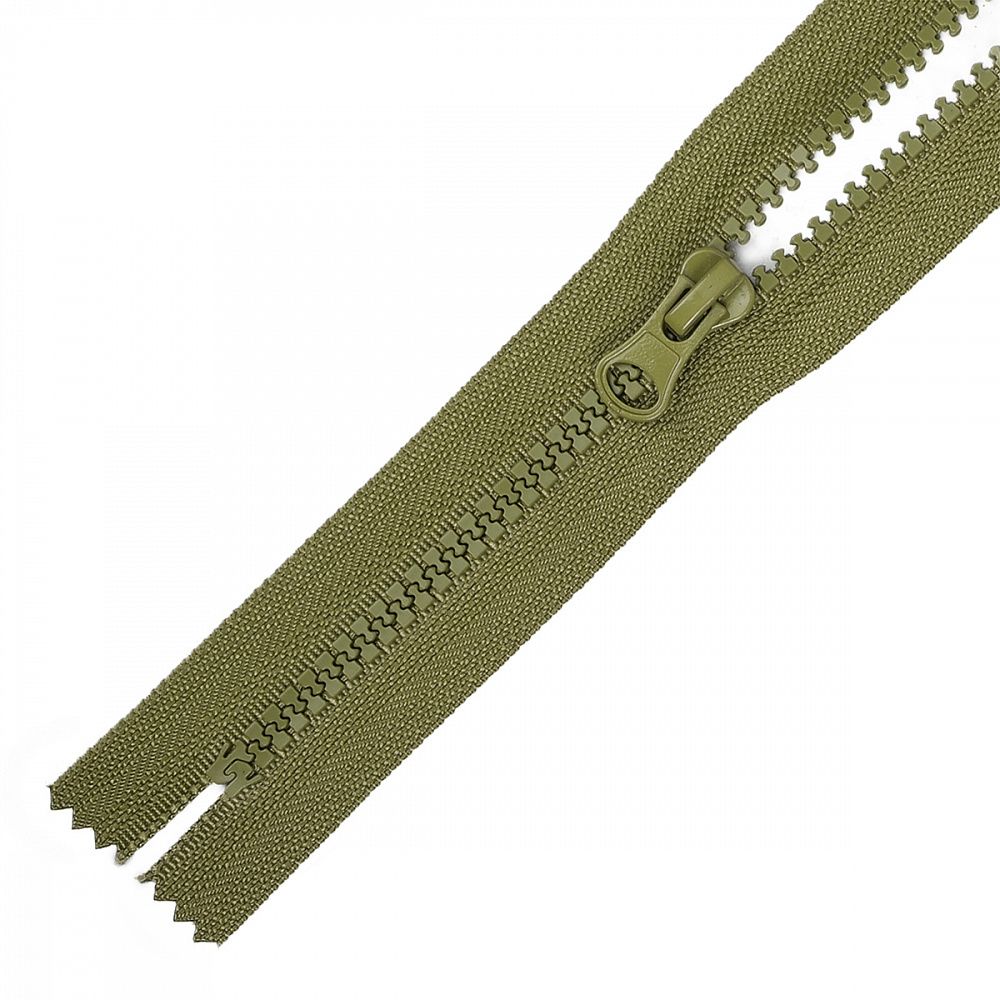 Молния трактор Т5 (5 мм) 1 зам., н/раз., 18 см, усил. звено, цв.S888 св.хаки уп.50 шт, Mzipp Молния трактор Т5 (5 мм) 1 зам., н/раз., 18 см, усил. звено, цв.S888 св.хаки уп.50 шт, Mzipp