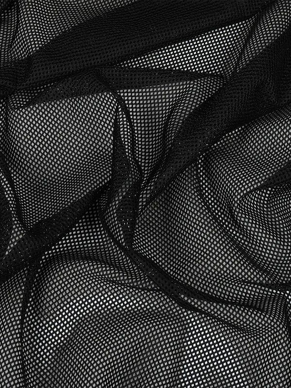 Сетка подкладочная трикотажная 65 г/м², 170 см / 5 метров, TBY.0354.03.5, цв.03 черный