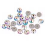 Стразы стекло 5 мм, 5х24 шт, №02 перламутровый (AB-crystal), Zlatka ZRSE-0805