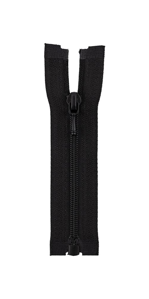 Молния спираль (витая) Т3 (3 мм) 1 зам., разъем., 8 см, декоративная, черный 310, ZipD 3S Gamma, 5 шт