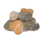 Декоративные элементы из коры дерева "Сердце", 5см, 10 шт, нат/дерево