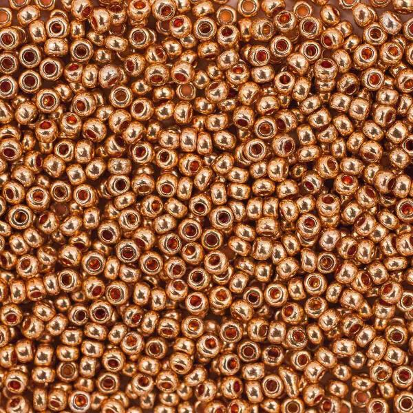 Бисер Preciosa Solgel metallic 10/0 (2.3 мм), 100 г (5х20 г), цв. 18305