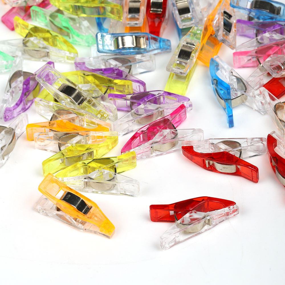 Клипсы зажим для фиксации ткани Maxwell 2,7*0,7мм, 100 шт/120гр