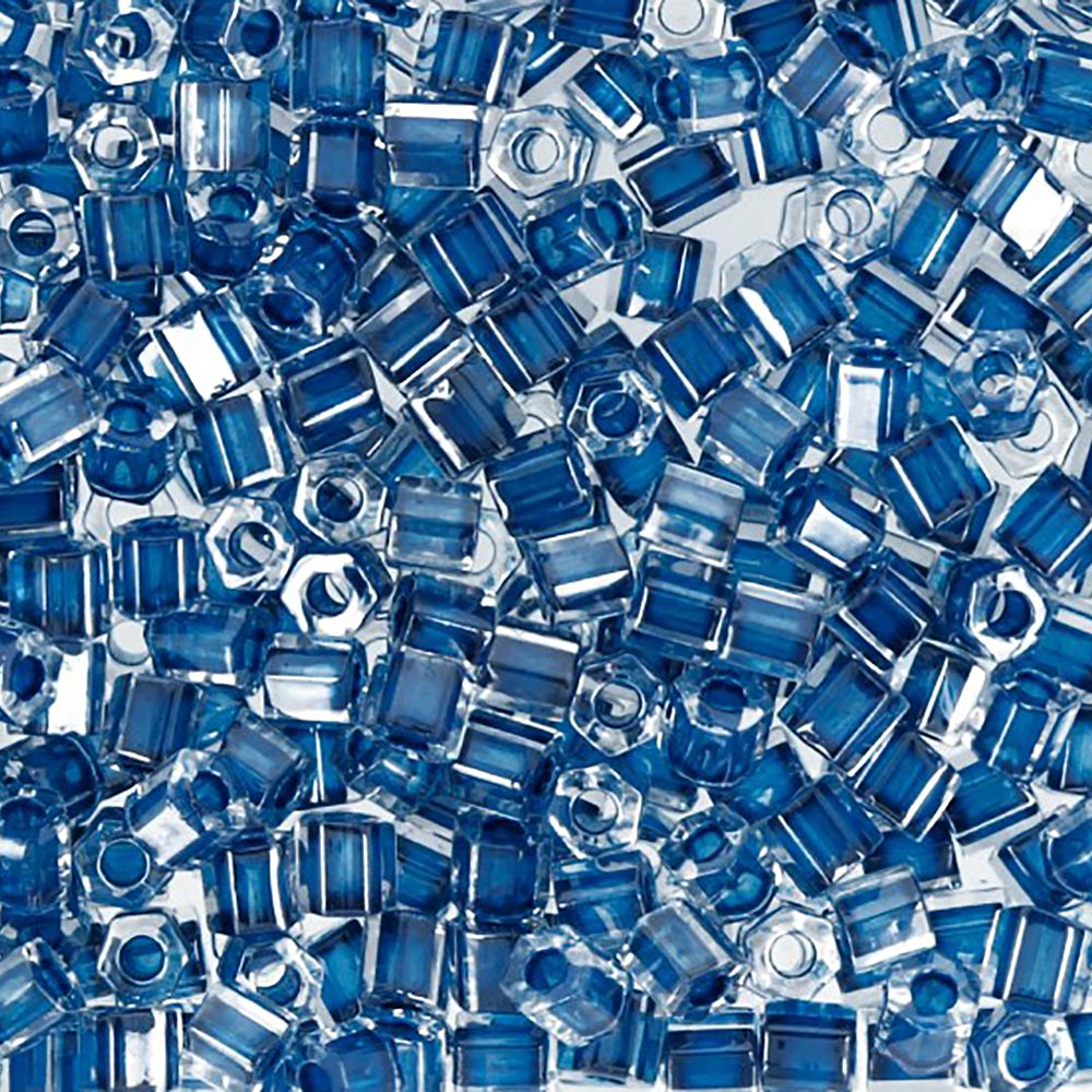 Бисер Toho 11/0 Hexagon 4 (2.2 мм), 5х5 г, 0347 синий