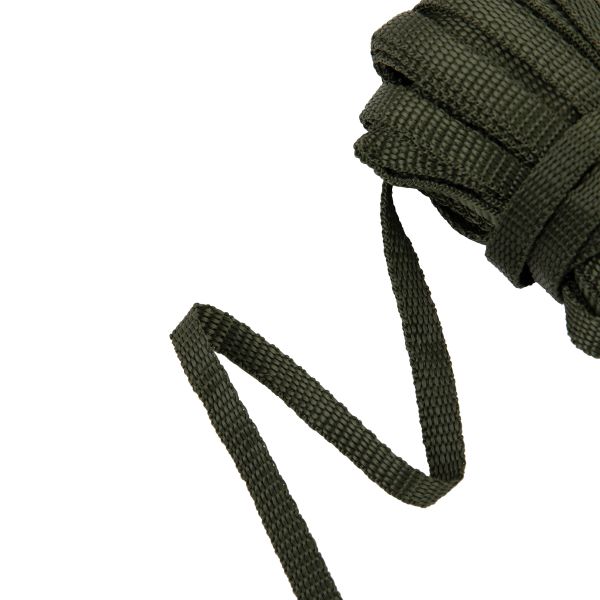 Стропа (ременная лента) 10 мм / 25 метров, толщ. 1.03 мм, [4.7 г/пог.м], 100% п/п, хаки, Gamma С3871Г17