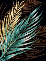 Картина по номерам Фрея PNB/PMPT-224, Пальмовые ветви. Часть 2, (с поталью) 40х30 см