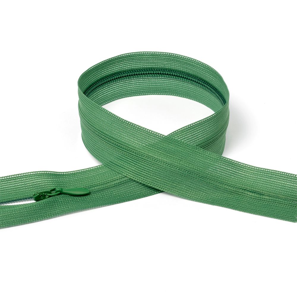 Молния потайная (скрытая) Т3 (3 мм) 1 зам., н/раз., 20 см, цв.F269 т.зеленый уп.50 шт Молния потайная (скрытая) Т3 (3 мм) 1 зам., н/раз., 20 см, цв.F269 т.зеленый уп.50 шт