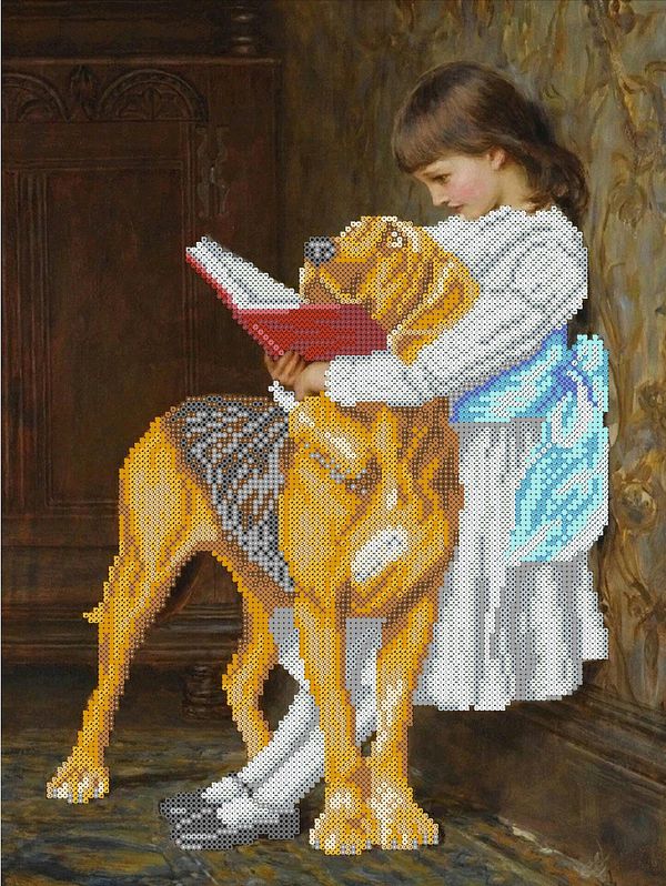 Рисунок на ткани Конек 1469 Непослушный мальчик 29х39 см