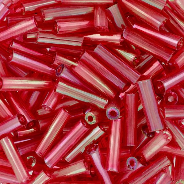 Бисер стеклярус Zlatka 100 г (10х10 г), №0165 красный GG