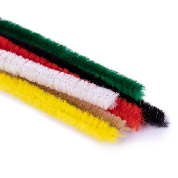 Проволока шенил ⌀0.9х30 см, 30 шт, ассорти, Hobbius SKPZ-9