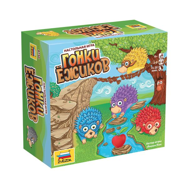 Игра настольная Гонки ежиков, Zvezda 8750
