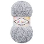 Пряжа Alize (Ализе) Softy Mega / уп.5 мот. по 100 г, 70м, 428 серый