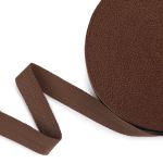 Стропа (ременная лента) 25 мм / 25 метров, толщ. 0.91 мм, [14.4 г/пог.м], 100% п/п, коричневый, Gamma 3074