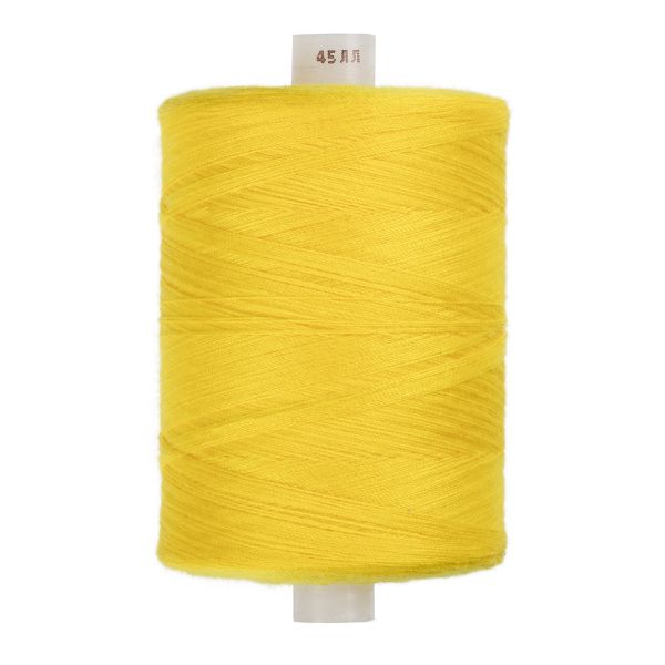 Нитки армированные ПНК им.Кирова 45ЛЛ, 2500 м / 1 кат., 0306 / 163 желтый