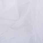 Фатин мягкий (Еврофатин) 20±1 г/м², 160 см,±2 см, 100% нейлон, 01 белый, Gamma FTS
