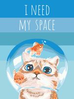 Картина по номерам Фрея, на картоне Любопытный котик, 40х30 см