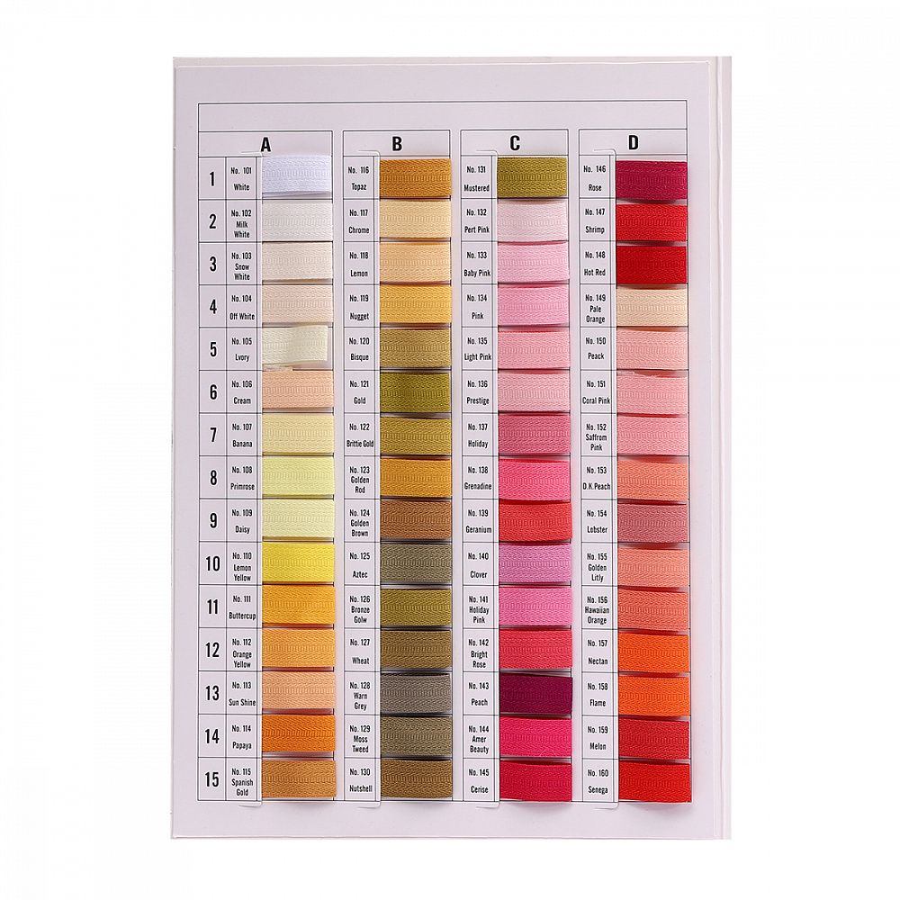 _02_ Карта цветов молний: молнии MaxZipper, палитра цветов F