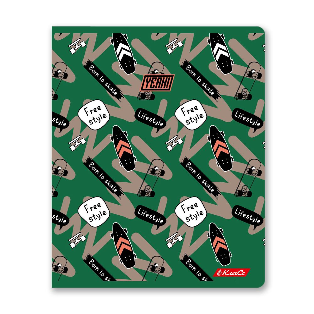 Тетрадь ученическая общая, A5+ 96 л. на скобе 60 г/м², белизна 100%, 5 шт, клетка в термоусадочной пленке, 000782 Я в моменте!, Светоч 96ТЕТк-001