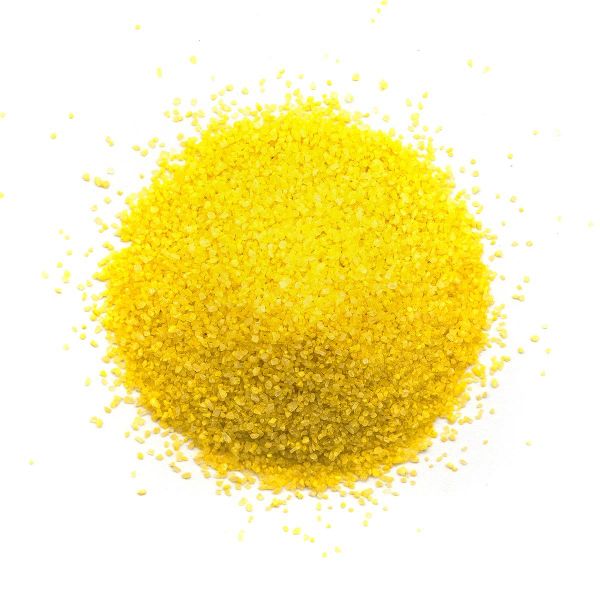 Песок для декоративных работ, 500гр, 120 желтый