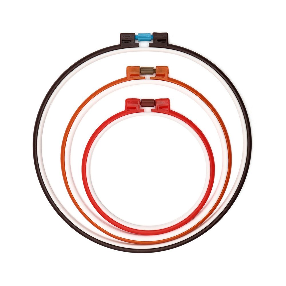 Пяльцы для вышивания, набор из, 3 шт, диаметр 16 см, 21 см, 26 см