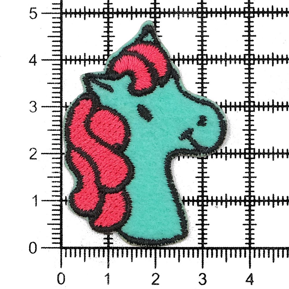 Термоаппликация Единорог, 3.5х4.7см, Hobby&Pro