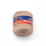 Пряжа Камтекс Хлопок мерсеризованный / уп.10 мот. по 50 г, 200 м, цв.005 бежевый