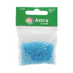 Бисер Astra&Craft 11/0 (2.1 мм), 200 г (10х20 г), цв. 163 голубой