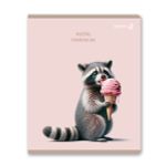 Тетрадь ученическая общая, глянцевая ламинация A5 80 л. на скобе 65 г/м², белизна 100% 5 шт клетка, 01527 Жизнь хороша!, Светоч Т203