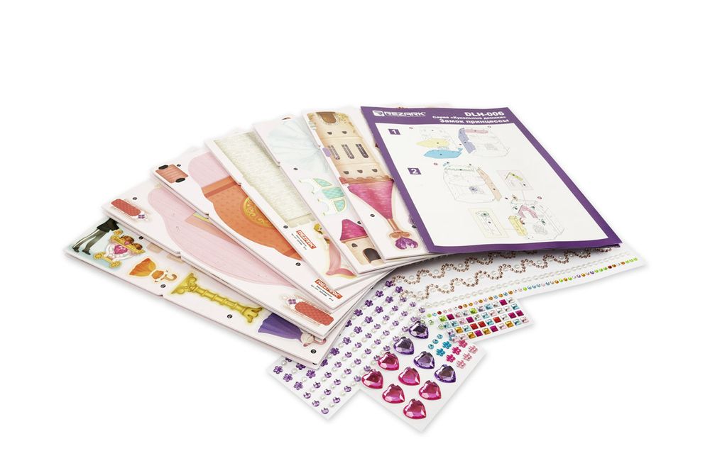 Пазл серия Кукольные домики картон на вспененной основе, Замок принцессы, Rezark DLH-006