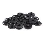 Кнопка пришивная металл ⌀12.0 мм, черный, 6 шт, Pony