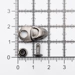 Крючки обувные 19 мм, чер.никель, 20 шт