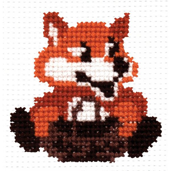 Набор для вышивания нитками РС Студия, Лисенок 7х7 см