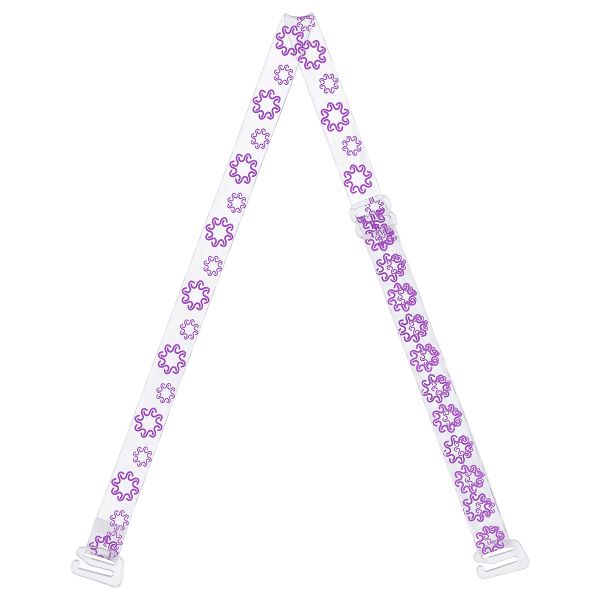 Бретели для бюстгальтера 10 мм, 10 пар, /РП/, фиолетовый, Gamma BR-1034