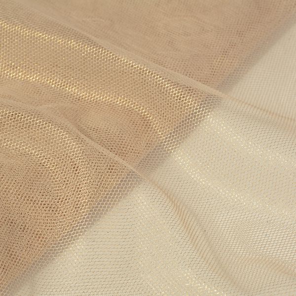 Фатин перламутровый 150 см / 15 метров, T538-12, цв.золото