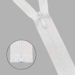 Молния трактор Arta Т5 (4.5 мм) 1 зам., 25 см, н/раз., цв. 001 белый, уп.10 шт