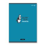 Тетрадь ученическая общая, A4 96 л. на скобе 65 г/м², белизна 100 %, 6 шт, клетка, 01354 Тонкий юмор, Светоч Т156