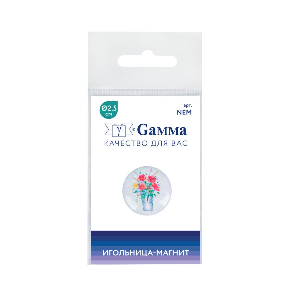 Игольница магнитная №55 Маковый букет, Gamma NEM