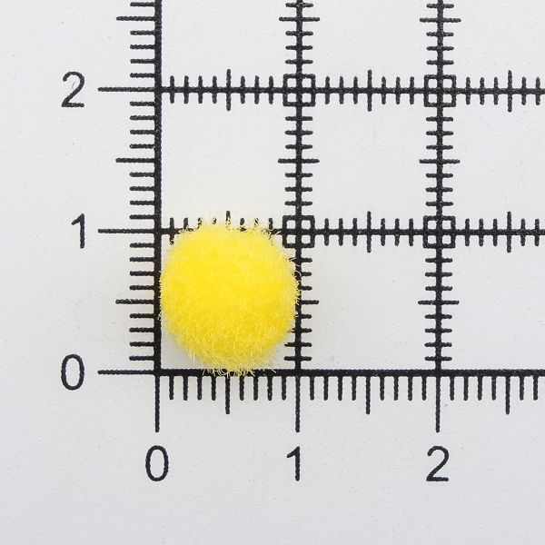 Помпоны декоративные ⌀10мм, 100 шт/упак, Astra&Craft (PA-013 желтый)