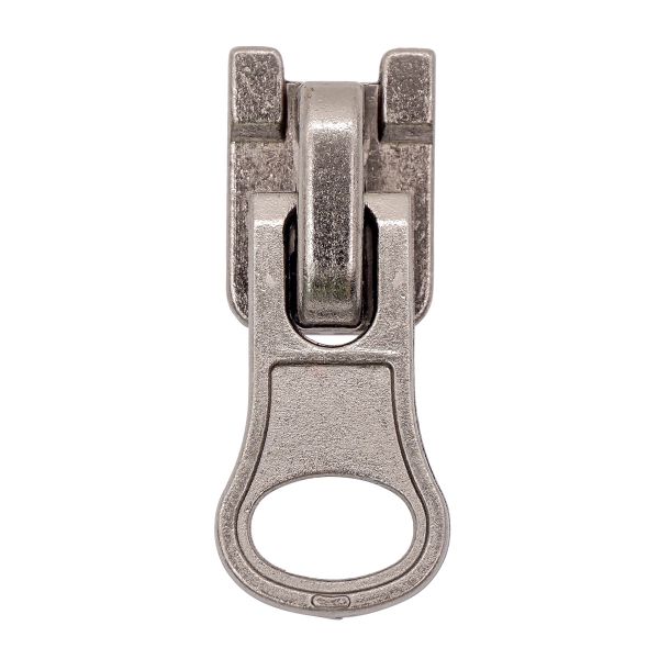 Слайдер (замок) для молнии трактор Т5 (5 мм), автомат, нижний (никель) 20 шт