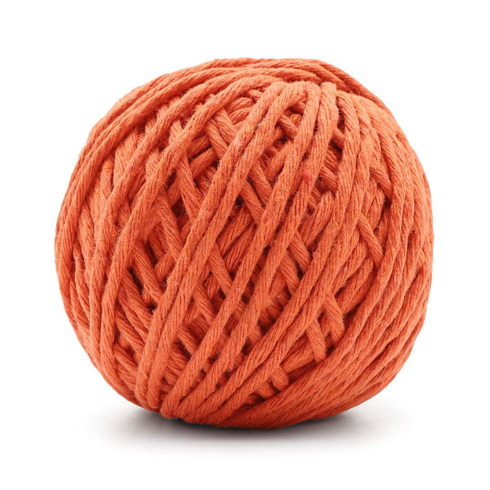 Шпагат х/б ⌀2-3 мм, 50 м, 1500 текс, оранжевый, 70098