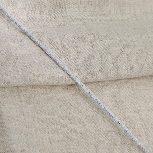 Шнур атласный корсетный ⌀2.0 мм / 45.7 метров, стальной