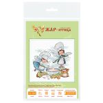 Набор для вышивания нитками МП Студия, Волшебство на кухне 10х11см