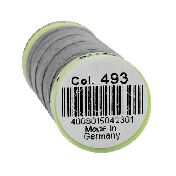 Нитки отделочные Gutermann Top Stitch, 30м, 493 пепельно-серый, 5 катушек
