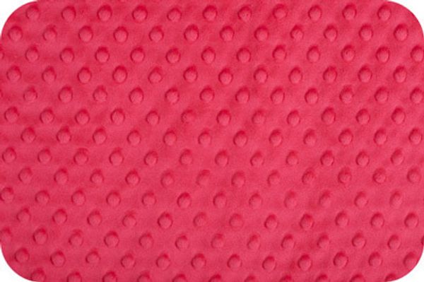 Плюш (ткань) Peppy Cuddle Dimple 455 г/м², 48х48 см, Watermelon