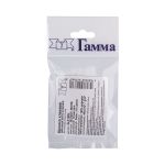 Тесьма усиленная Кромка клеевая 10 мм, (фасовка) 5х3 м, белый, W, Gamma G-110ht