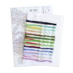 Набор для вышивания нитками МП Студия М-792, Ягодный урожай, 13х19 см